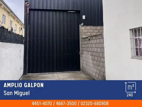 Galpón en Alquiler en San Miguel, Partido de San Miguel
