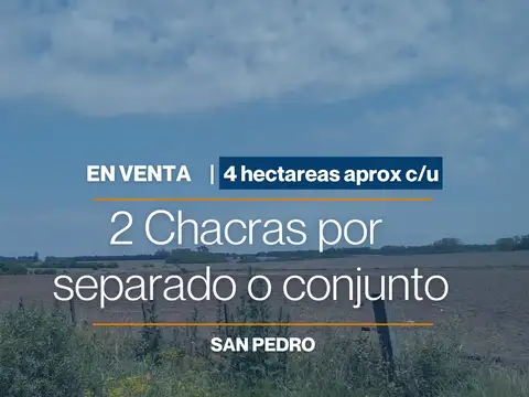 Campo en Venta en Apart Club San Pedro, San Pedro