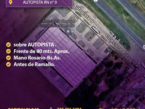 Campo en Venta en San Nicolas de los Arroyos, Partido de San Nicolás
