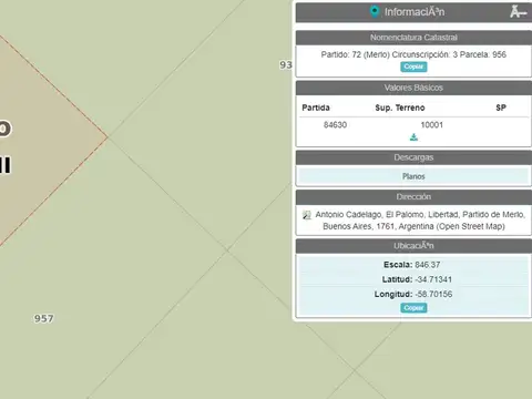 Campo en Venta en Merlo, Partido de Merlo