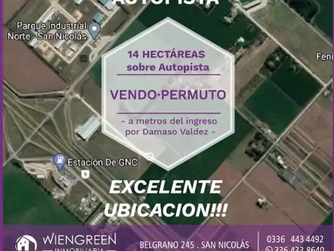 Campo en Venta en San Nicolas de los Arroyos, Partido de San Nicolás
