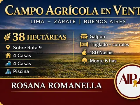 Campo en Venta en Zarate, Partido de Zárate