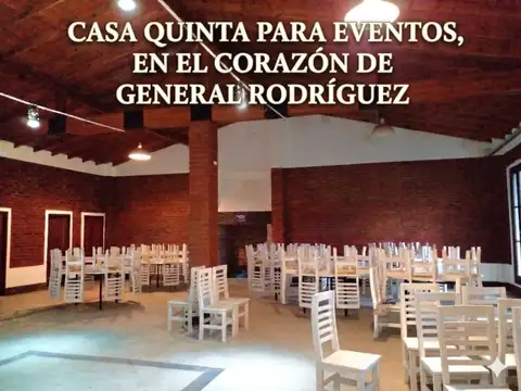 Quinta en Venta en General Rodríguez, Partido de General Rodríguez