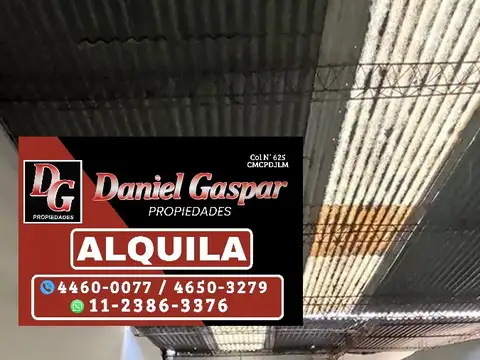 Galpón en Alquiler en Tablada, Partido de La Matanza