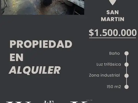 Galpón en Alquiler en Barrio Parque San Martin, General San Martin