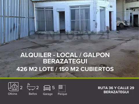 Galpón en Alquiler en Berazategui, Partido de Berazategui