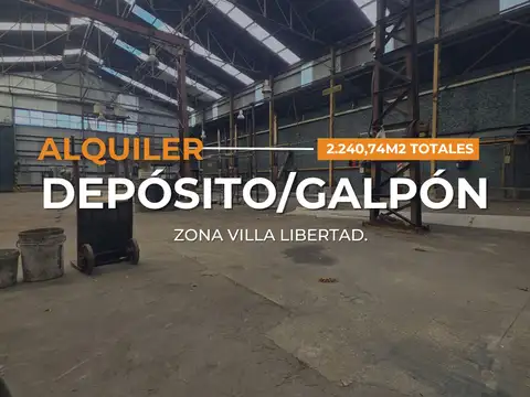 Galpón en Alquiler en Villa Libertad, General San Martin