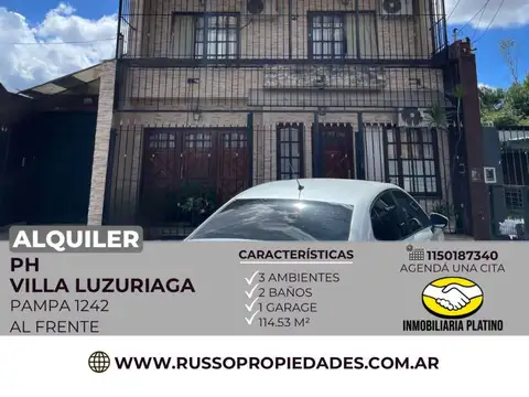 PH en Alquiler en Villa Luzuriaga, Partido de La Matanza