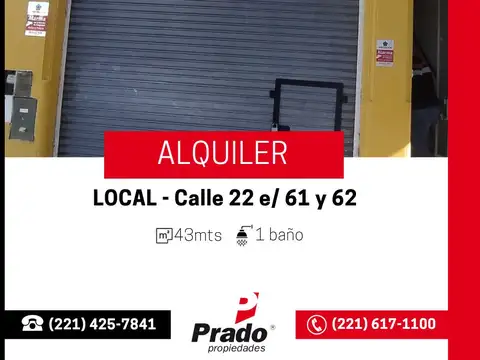 Local en Alquiler en La Plata, Partido de La Plata