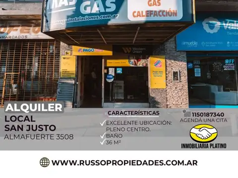 Local en Alquiler en San Justo, Partido de La Matanza