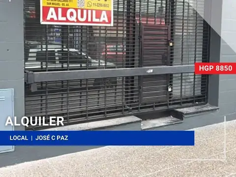 Local en Alquiler en Jose Clemente Paz, Partido de José C. Paz