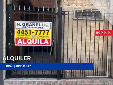 Local en Alquiler en Jose Clemente Paz, Partido de José C. Paz