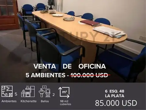 Oficina en Venta en La Plata, Partido de La Plata