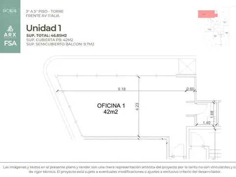 Oficina en Venta en Villanueva, Countries y Barrios Cerrados en Tigre