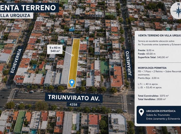 Terreno · 539m²