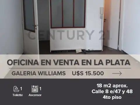 Oficina en Venta en La Plata, Partido de La Plata