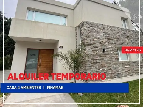 Casa en Alquiler Temporal en Pinamar, Partido de Pinamar