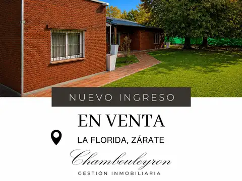 Quinta en Venta en La Florida  - Zarate, Zarate