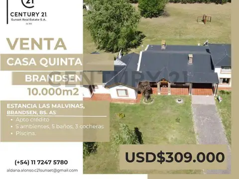 Quinta en Venta en Coronel Brandsen, Partido de Brandsen