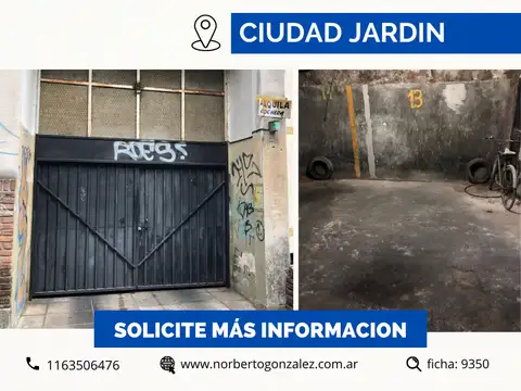 Cochera en Venta en Ciudad Jardin del Palomar, Partido de Tres de Febrero