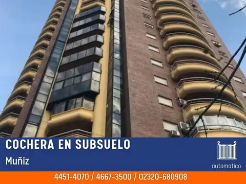 Cochera en Venta en Muñiz, Partido de San Miguel