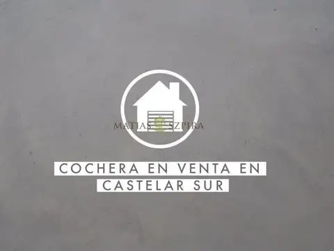 Cochera en Venta en Castelar, Partido de Morón