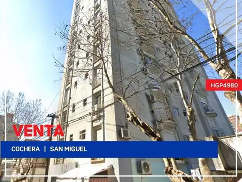 Cochera en Venta en San Miguel, Partido de San Miguel