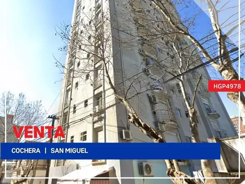 Cochera en Venta en San Miguel, Partido de San Miguel