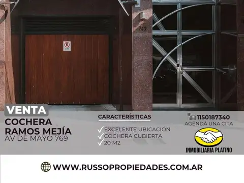 Cochera en Venta en Ramos Mejia, Partido de La Matanza