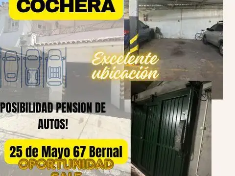 Cochera en Venta en Bernal, Partido de Quilmes