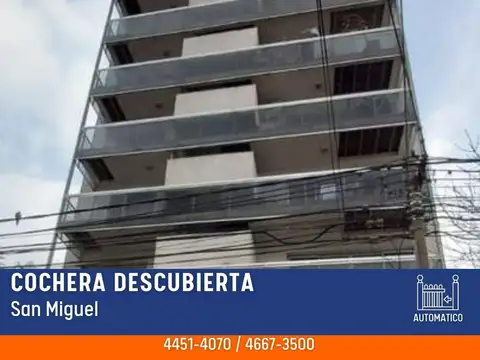 Cochera en Venta en San Miguel, Partido de San Miguel