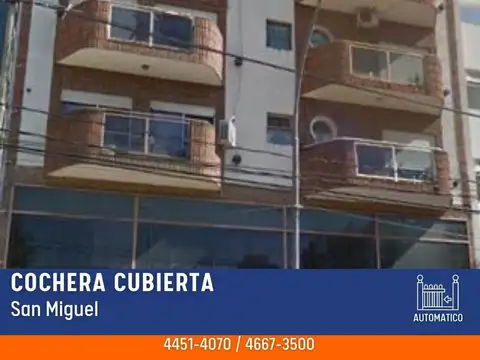 Cochera en Venta en San Miguel, Partido de San Miguel