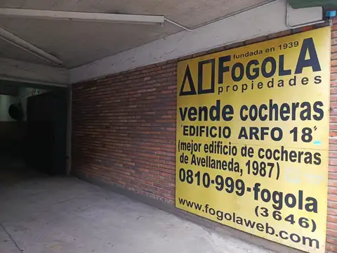 Cochera en Venta en Avellaneda, Partido de Avellaneda