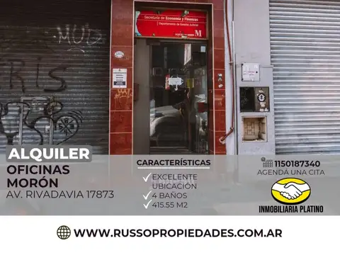 Oficina en Alquiler en Moron, Partido de Morón