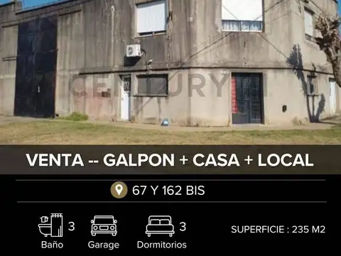 Galpón en Venta en La Plata, Partido de La Plata