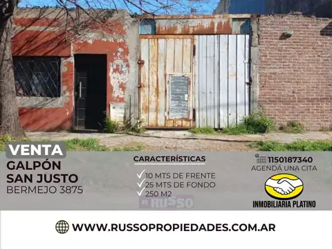 Galpón en Venta en San Justo, Partido de La Matanza