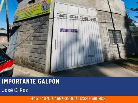 Galpón en Venta en Jose Clemente Paz, Partido de José C. Paz