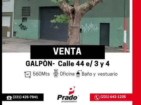 Galpón en Venta en La Plata, Partido de La Plata