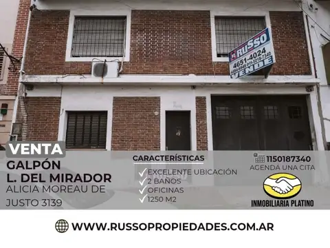 Galpón en Venta en Lomas del Mirador, Partido de La Matanza