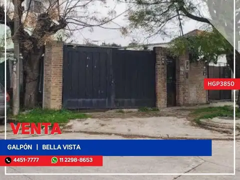 Galpón en Venta en Bella Vista, Partido de San Miguel