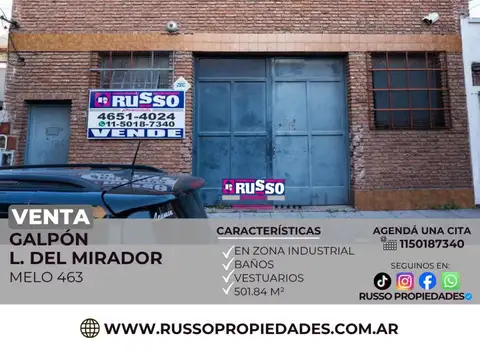 Galpón en Venta en Lomas del Mirador, Partido de La Matanza