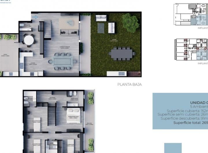 Departamento · 152m² · 5 Ambientes