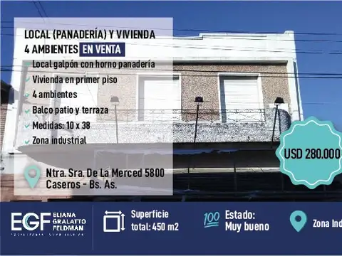 Galpón en Venta en Caseros, Partido de Tres de Febrero