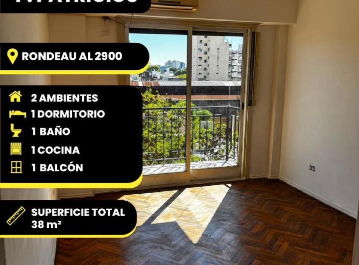 Departamento · 38m² · 2 Ambientes