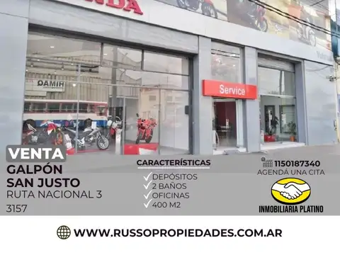 Galpón en Venta en San Justo, Partido de La Matanza
