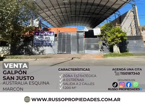 Galpón en Venta en San Justo, Partido de La Matanza