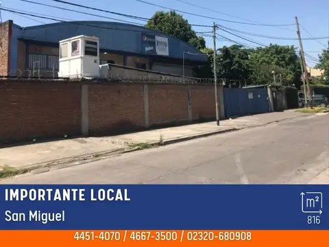 Galpón en Venta en San Miguel, Partido de San Miguel
