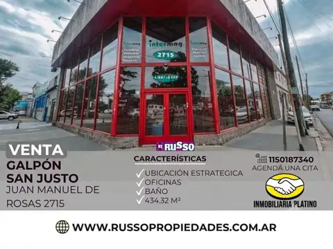 Galpón en Venta en San Justo, Partido de La Matanza