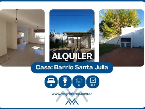 Casa en Alquiler en Santa Julia, Pergamino