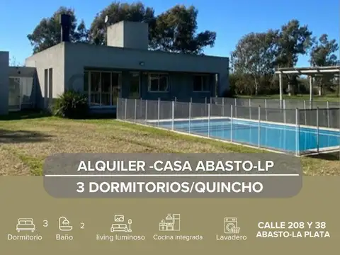 Casa en Alquiler en Abasto, Partido de La Plata